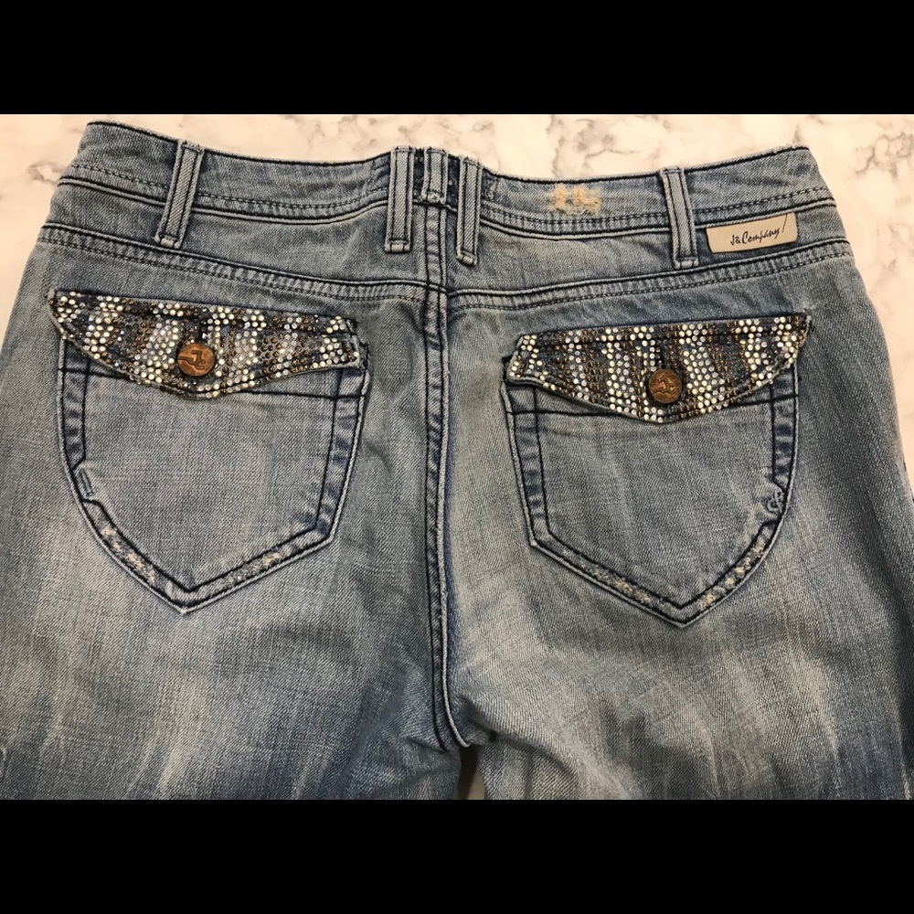 J & Company Ocean glamour Boot cut jeans 29 X 35